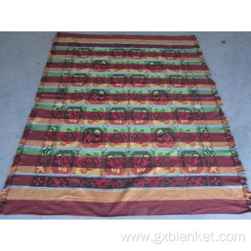 8 color cotton thread blanket